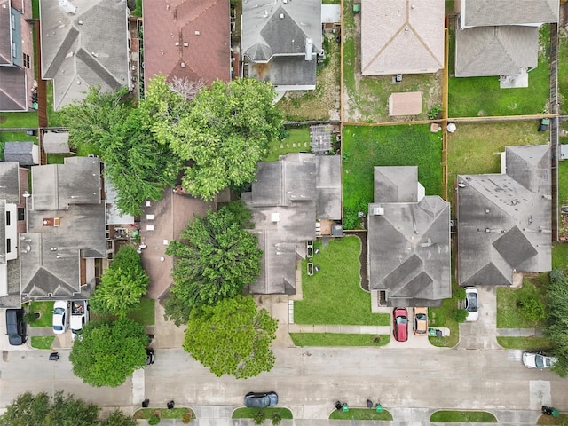 8515 Cold Lake Dr, Houston, TX 77088 - aerial view of property and surrounding area with nearby suburban area