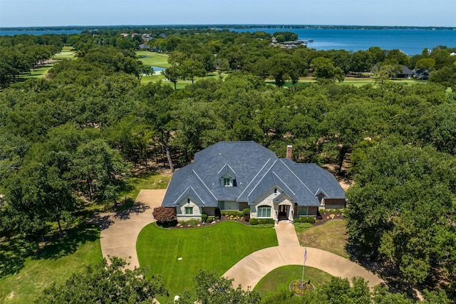 167 Saint Andrews Dr E, Mabank, TX 75156 - aerial view of property and surrounding area featuring a large body of water