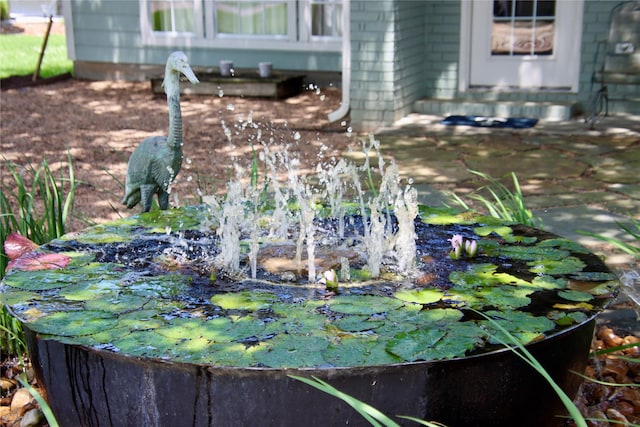 323 E County Road 461b, Brazoria, TX 77422 - exterior view of a garden pond