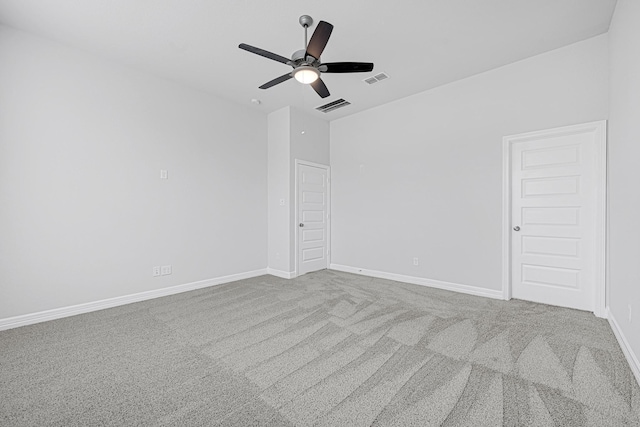 24634 Carleton Lake Ln, Tomball, TX 77375 - carpeted empty room featuring a ceiling fan and baseboards