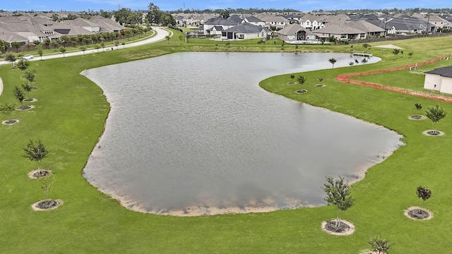 24634 Carleton Lake Ln, Tomball, TX 77375 - aerial perspective of suburban area featuring a large body of water