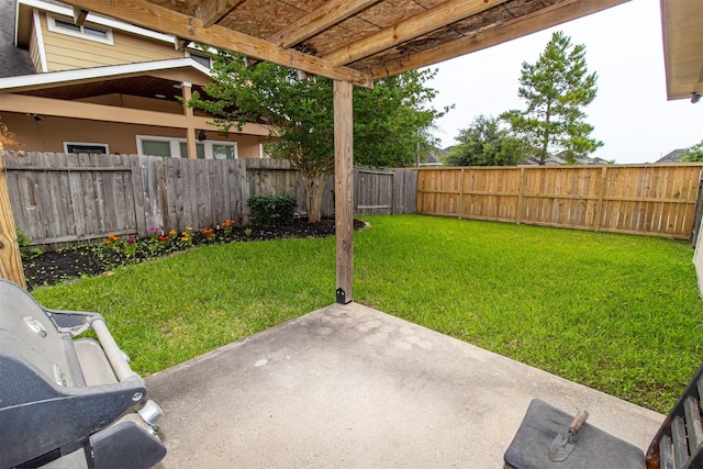 15102 Dry Ridge Ct, Humble, TX 77346 - view of yard featuring a patio area