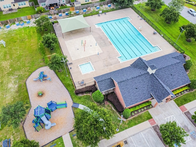 15102 Dry Ridge Ct, Humble, TX 77346 - view of subject property featuring a pool