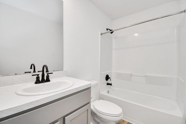 4307 Palmetto Grove Ln, Baytown, TX 77521 - full bath with toilet, tub / shower combination, and vanity