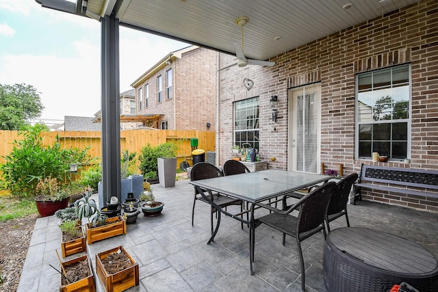 7608 Janak Dr, Houston, TX 77055 - view of patio / terrace featuring outdoor dining space
