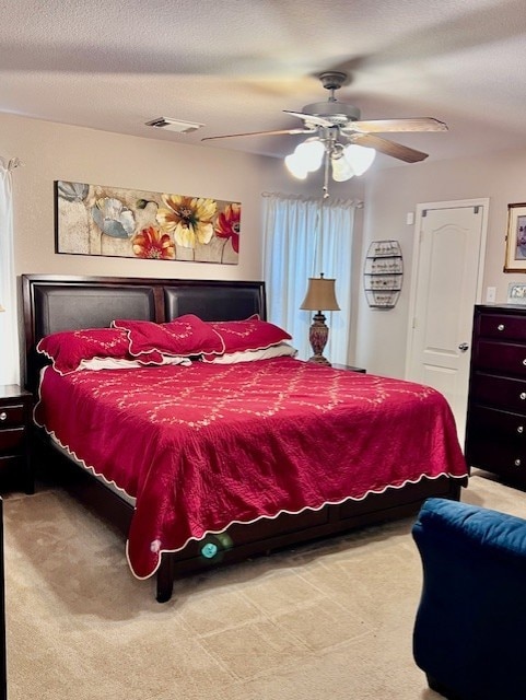 7907 Owl Ln, Baytown, TX 77523 - bedroom featuring carpet and ceiling fan