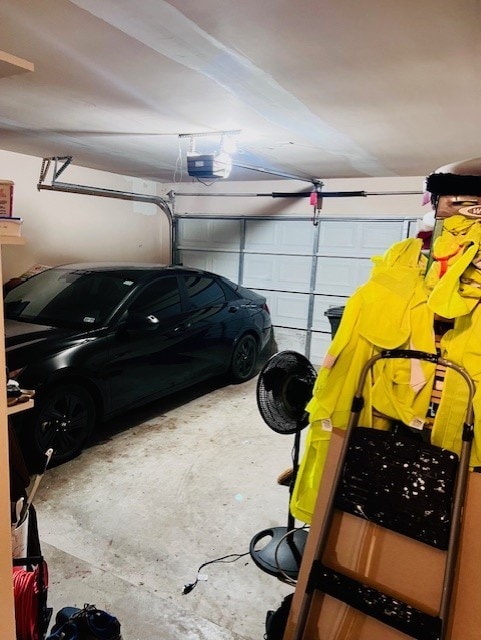 7907 Owl Ln, Baytown, TX 77523 - garage with a garage door opener