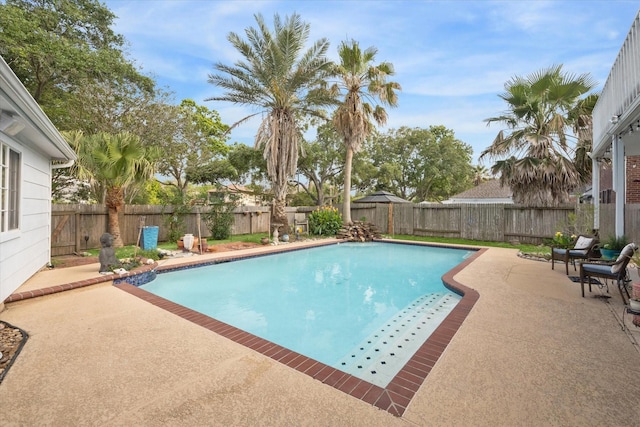 2326 Pin Hook Ct, Seabrook, TX 77586 - view of pool featuring a patio area and a fenced backyard