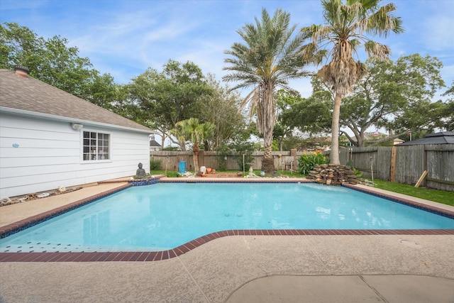 2326 Pin Hook Ct, Seabrook, TX 77586 - view of swimming pool with a fenced backyard and a patio