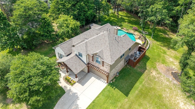 2260 Teas Crossing Dr, Conroe, TX 77304 - view of subject property with a pool