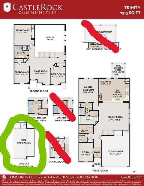 16127 Port O Call St, Crosby, TX 77532 - home floor plan