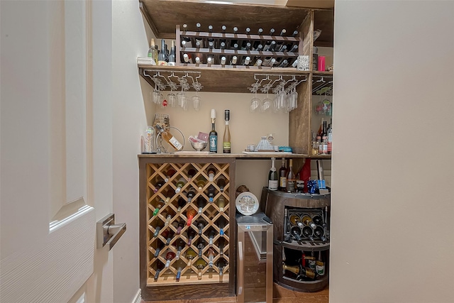 8807 Stones Throw Ln, Missouri City, TX 77459 - wine cellar with a bar