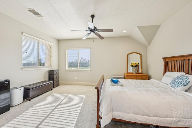 24807 Thorton Knolls Dr, Spring, TX 77389 - carpeted bedroom with baseboards and ceiling fan