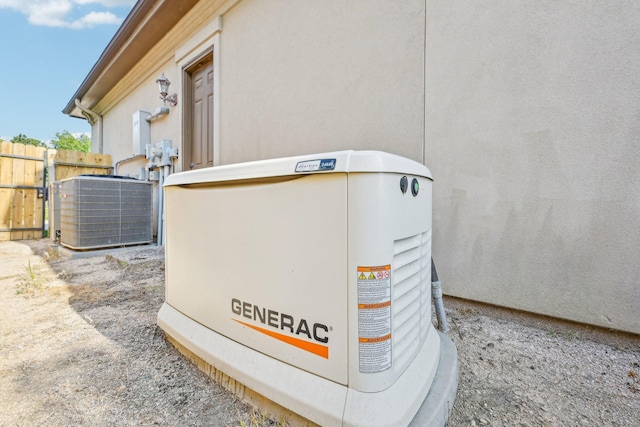 24807 Thorton Knolls Dr, Spring, TX 77389 - exterior view of a power unit, central AC, and electric meter
