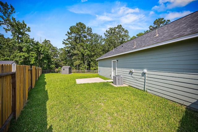 17070 Marie Village Dr, Conroe, TX 77306 - view of yard with a patio area and central AC