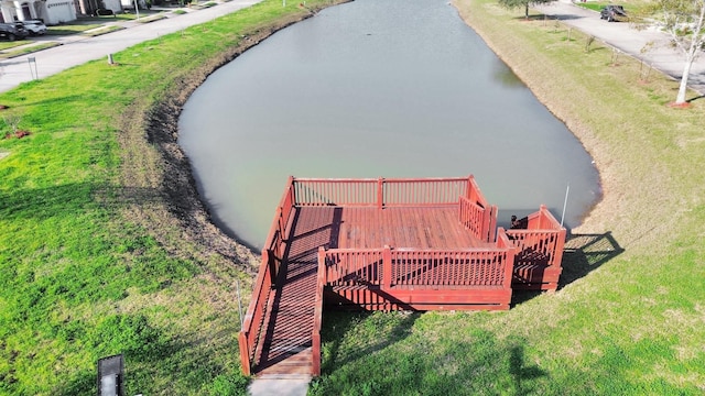 2003 Marthoman Dr, Missouri City, TX 77489 - view of subject property with a nearby body of water