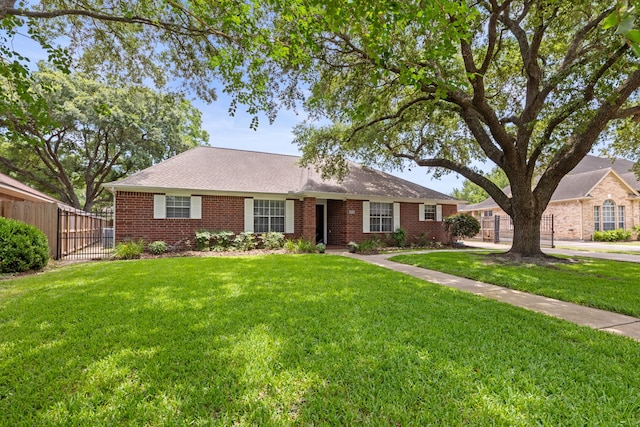 6509 Patricia St, Katy, TX 77493 - ranch-style home with brick siding