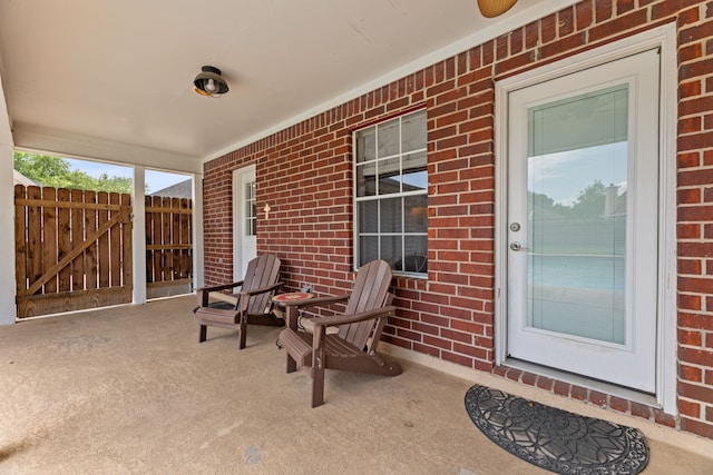 6509 Patricia St, Katy, TX 77493 - view of patio / terrace featuring a gate