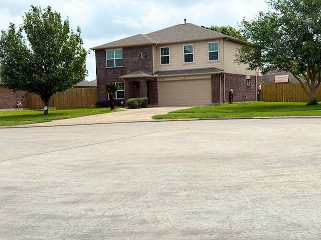 3403 Fox Ct, Pearland, TX 77581 - traditional-style house with driveway, an attached garage, and brick siding