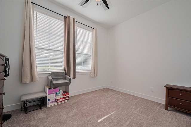 4507 Mustang Run Dr, Rosenberg, TX 77469 - misc room with a ceiling fan, carpet, and baseboards