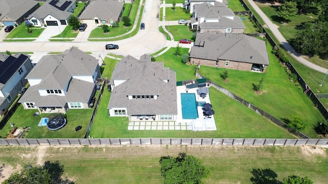2003 Jitterbug Ln, Katy, TX 77493 - aerial perspective of suburban area featuring a pool