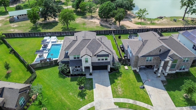 2003 Jitterbug Ln, Katy, TX 77493 - aerial view of property and surrounding area featuring a pool