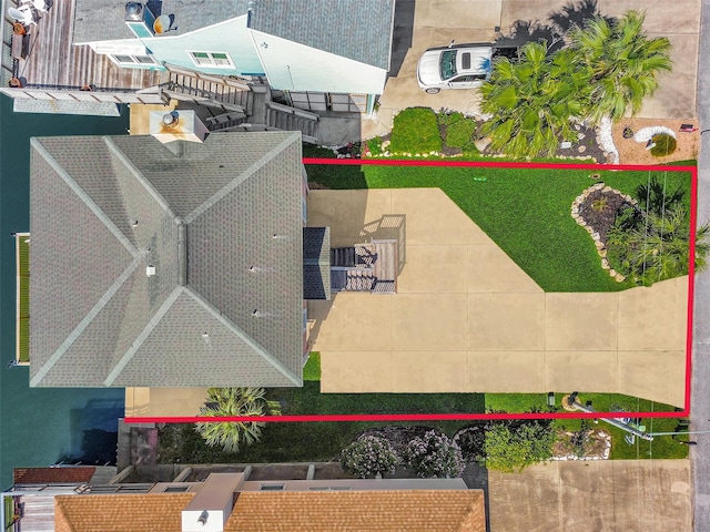 247 Isles End Rd, Tiki Island, TX 77554 - view of property location featuring property parcel outlined