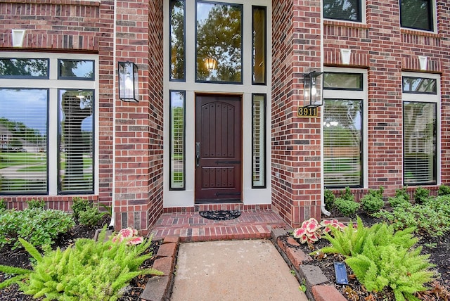 3911 Fielder Cir, Missouri City, TX 77459 - property entrance with brick siding