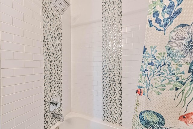 4126 Reeves Dr, Galveston, TX 77554 - full bath with tub / shower combination