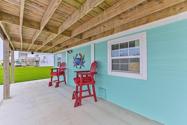 4126 Reeves Dr, Galveston, TX 77554 - view of patio / terrace