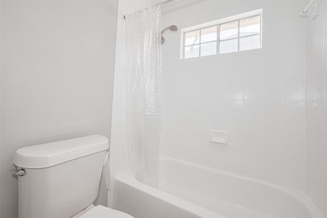 6718 Cleft Stone Dr, Houston, TX 77084 - bathroom featuring toilet and shower / tub combo