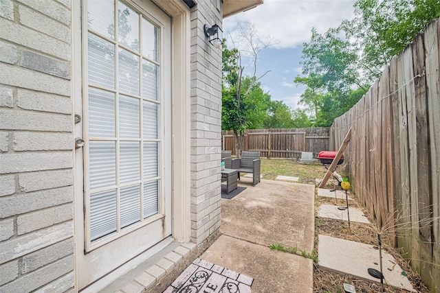 6718 Cleft Stone Dr, Houston, TX 77084 - fenced backyard featuring a patio