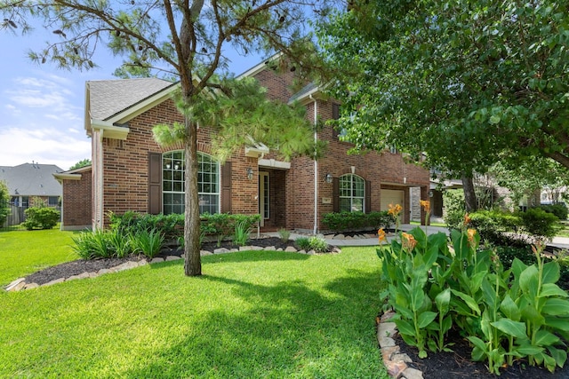 95 W Hullwood Cir, The Woodlands, TX 77389 - view of front of property featuring brick siding