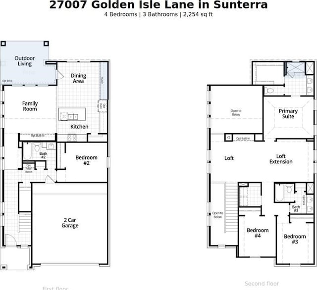 27007 Golden Isle Ln, Katy, TX 77493 - floor plan / room layout