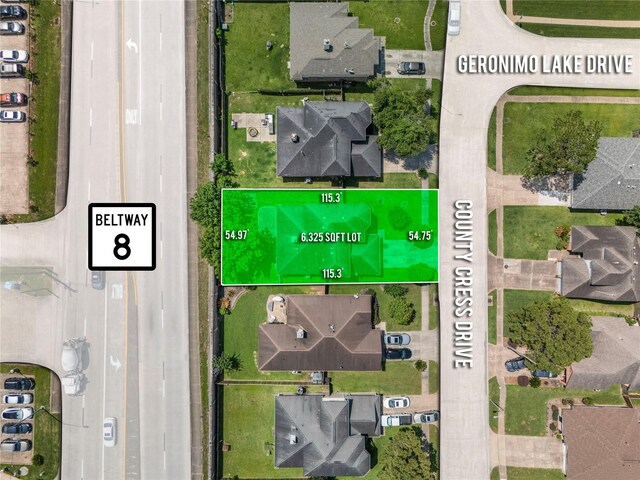 14531 County Cress Dr, Houston, TX 77047 - aerial perspective of suburban area