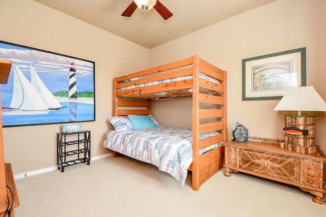 115 Mar Vista Ct, Surfside Beach, TX 77541 - bedroom featuring carpet floors, baseboards, and a ceiling fan