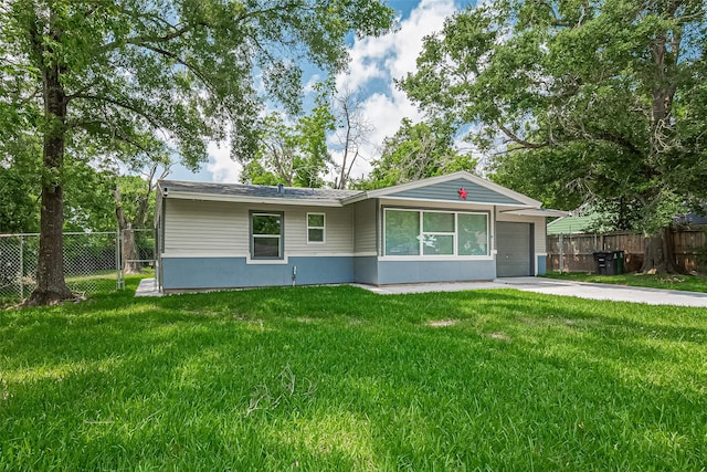 6058 Lyndhurst Dr, Houston, TX 77033 - ranch-style home with a garage and concrete driveway
