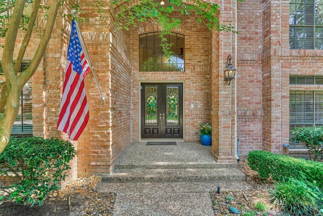 5211 Rothchilde Ct, Houston, TX 77069 - entrance to property with french doors and brick siding