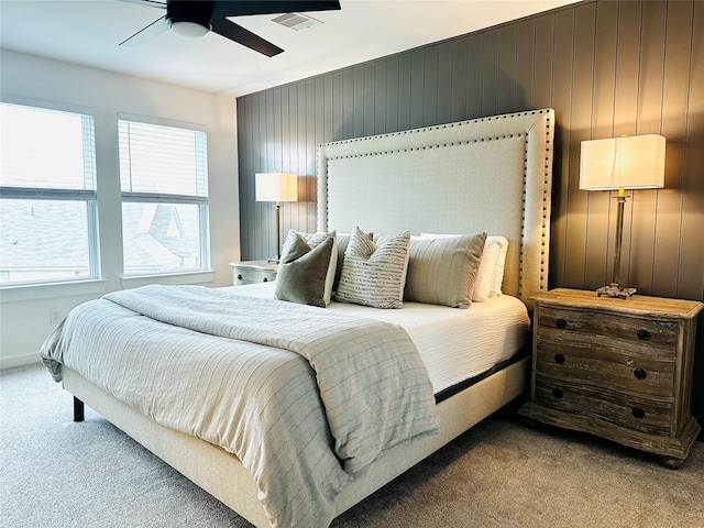 12531 Hilltop Mill Rd, Magnolia, TX 77354 - bedroom featuring carpet and ceiling fan