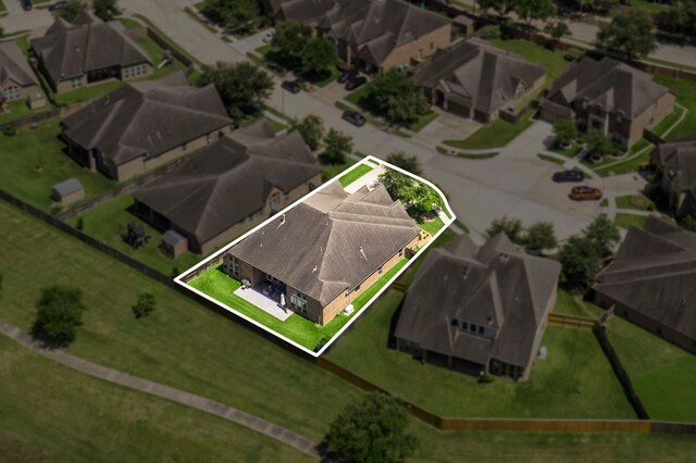 13909 Morgan Bay Dr, Pearland, TX 77584 - aerial perspective of suburban area