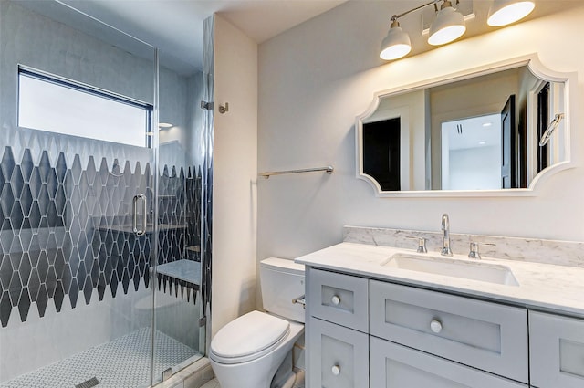 1030 Voight St, Houston, TX 77009 - full bath with vanity, toilet, and a shower stall