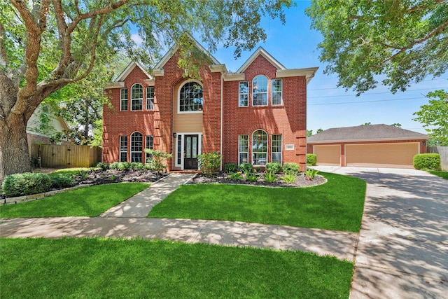 4019 Bellinger Way, Missouri City, TX 77459 - view of front of house featuring brick siding and driveway