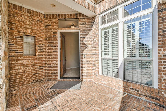 18618 Arlan Lake Dr, Spring, TX 77388 - view of exterior entry with brick siding