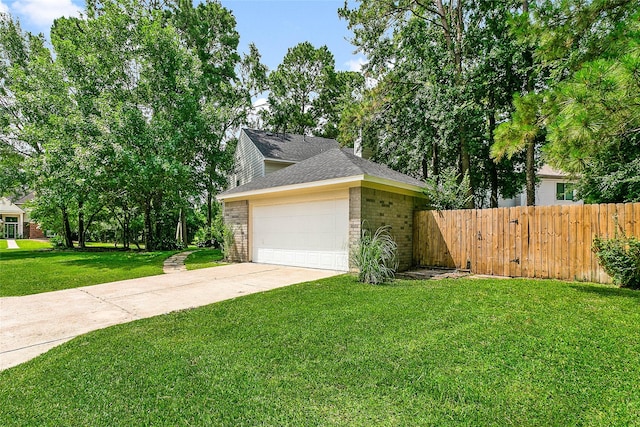 50 E Copper Sage Cir, The Woodlands, TX 77381 - view of property exterior with brick siding, a shingled roof, and driveway