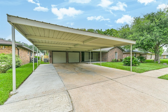 1210 E Rutgers Ln, Deer Park, TX 77536 - view of parking featuring an attached garage