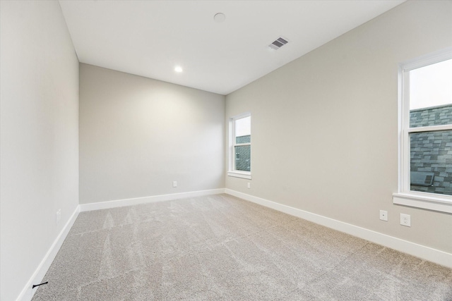 807 Martin St Unit C, Houston, TX 77018 - unfurnished room with carpet, baseboards, and recessed lighting