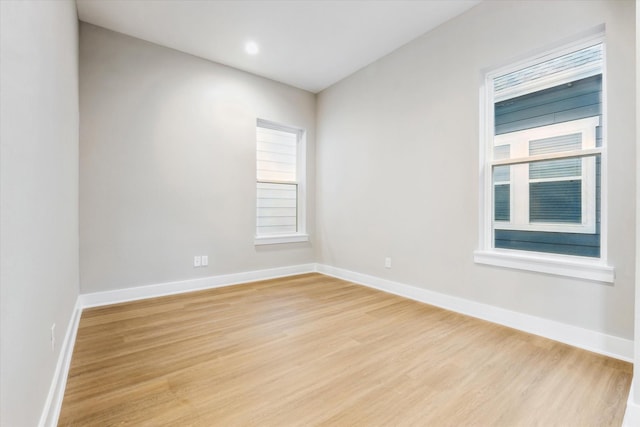 807 Martin St Unit C, Houston, TX 77018 - empty room with light wood-style floors and baseboards