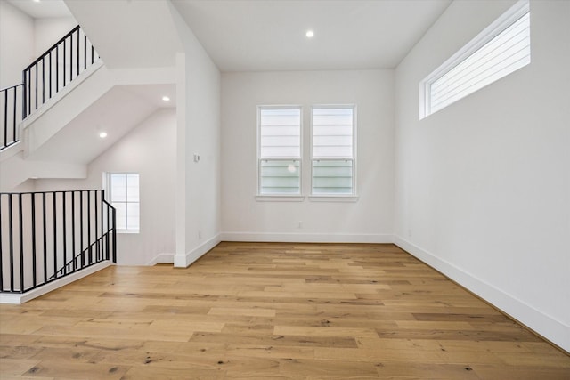 2209 Dennis St, Houston, TX 77004 - unfurnished room featuring wood finished floors, recessed lighting, and baseboards