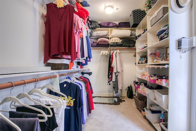 1912 Rollingwood Dr, Huntsville, TX 77340 - spacious closet featuring carpet floors