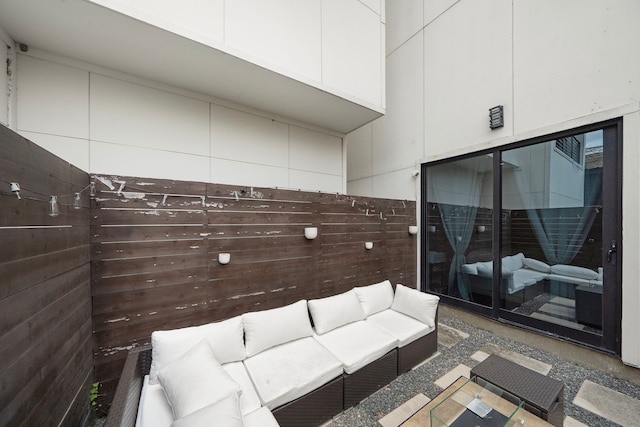819 W 24th St Unit C, Houston, TX 77008 - view of patio featuring an outdoor hangout area